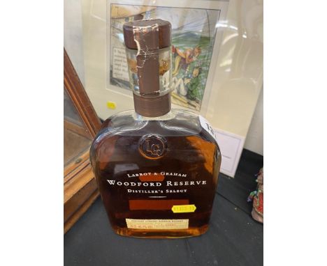 A bottle of Labrot and Graham Bourbon