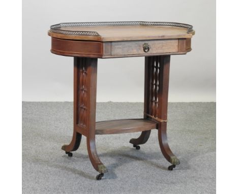 A Regency style sofa table, 68cm