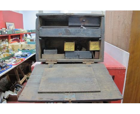 Engineering Tools, including Morse taper shank, Shardlow micrometre, in wooden box.