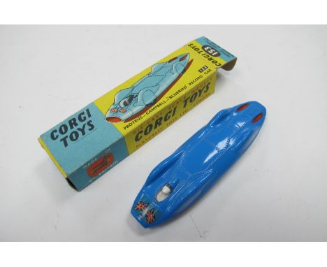 Corgi Toys 'Proteus - Campbell-Bluebird Record Car', 153, in original box.