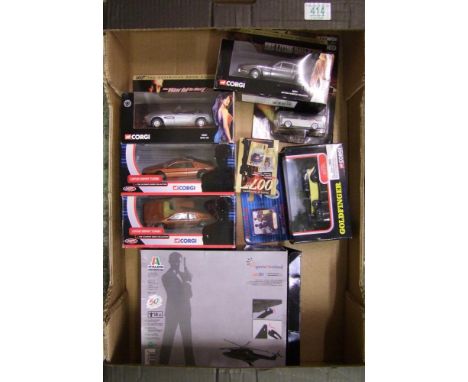 A collection of Corgi &amp; Italeri James Bond 007 Vehicles Boxed: 