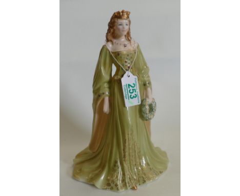 Royal Worcester Figure for Compton Woodhouse: Golden Girl of the May 