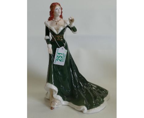 Royal Worcester Figure for Compton Woodhouse: The Rose of Camelot 