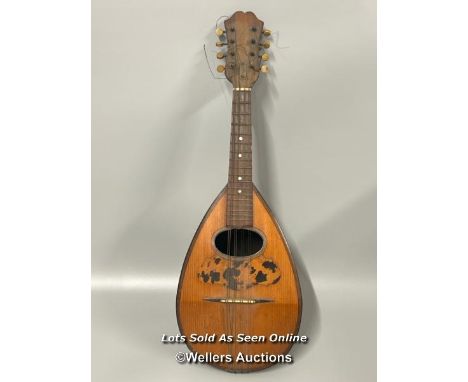 Antique eight string Mandolin, as found / AN5