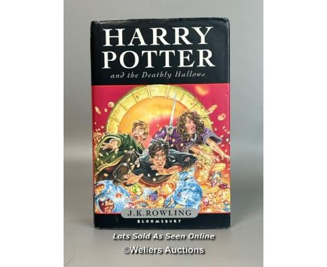 Harry Potter and the Deathly Hallows by J.K. Rowling. Hardback first edition ISBN 978 0 7475 9105 4 / AN24 