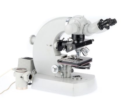 Zeiss Universal Research Microscope With Epi-Fluorescence, German, c.1990, Zeiss Universal Research Microscope, with Epi-Fluo