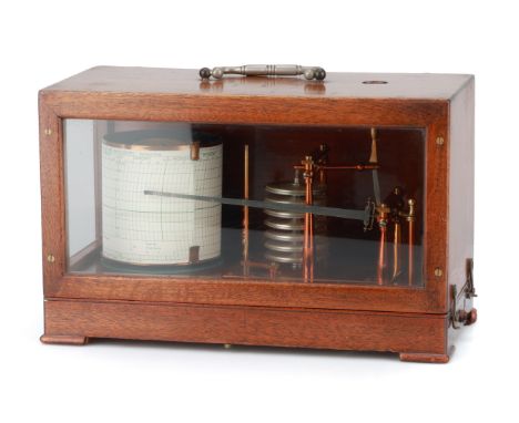 Met Office Marine-Pattern Table Barograph, English, c.1939, marked to teh brass baseplate 'WILSON WARDEN &amp; Co. Ltd, MO No
