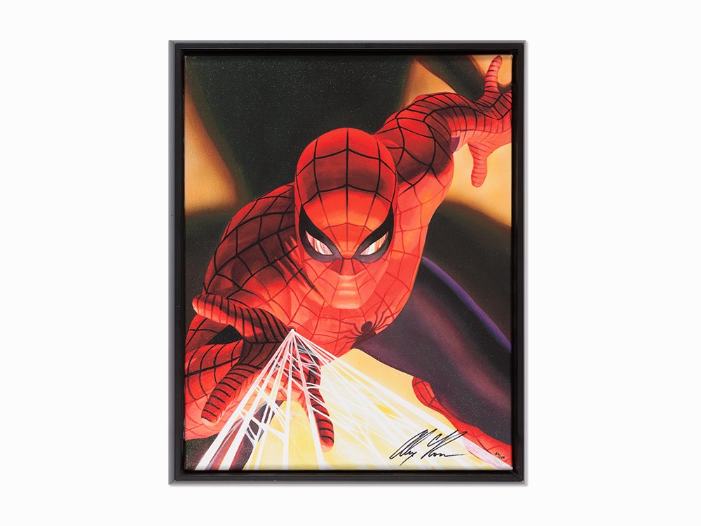 Alex Ross, Visions of Vision Spider-Man, Giclée on Canvas, 2013Giclée ...