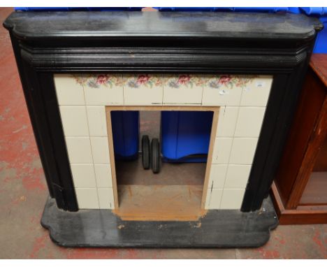 Tile fire surround