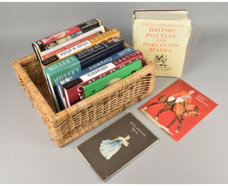 A Collection of Various Antique and Collectible Research Books to include Goddens British Pottery and Porcelain Marks, Miller