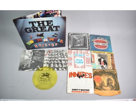 A Collection of Various Vintage Punk and Metal Singles and The Great Rock and Roll Swindle LP
