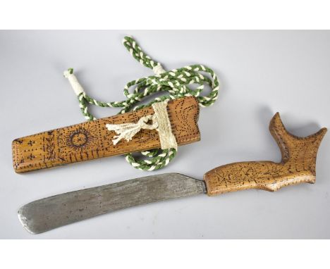A Modern Indonesian Kris with Scabbard, Condition Issues