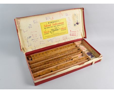 A Vintage Boxed Barrett's Silent Salesman Printing Set