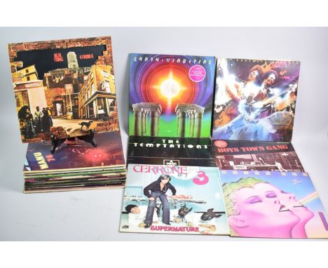 A Collection of Various Vintage LPs to include The Real Thing, Cerrone, Temptations, Lipps Inc., Boys Town gang, Earth Wind a