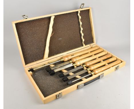 A Draper 6 Piece Woodturning Chisel Set