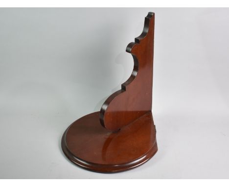 An Edwardian Mahogany Corner Shelf Sconce with Brackets, 42cms High