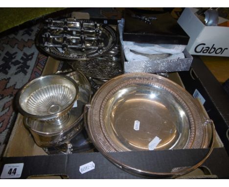 QTY OF SILVER PLATE
