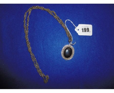 SILVER PENDANT ON SILVER CHAIN
