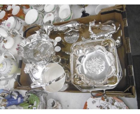 QTY OF SILVER PLATE
