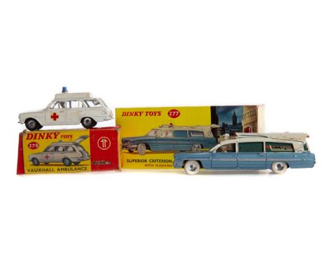 TWO MODELS,277 Superior Criterion Ambulance and 278 Vauxhall Ambulance, both boxed (2)