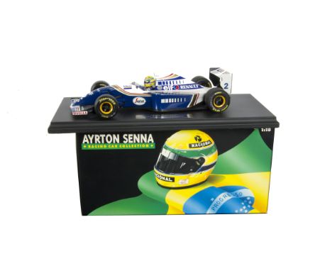 Minichamps Ayrton Senna Racing Car Collection, A boxed duo of 1:18 scale models, comprising, 941812, Williams Renault FW16 19