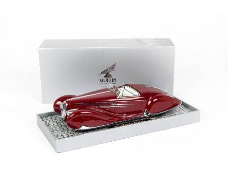 Minichamps Mullin Automotive Museum, A boxed limited edition 1:18 scale 1939 Delahaye Type 165 Cabriolet, 26/1002 in red live