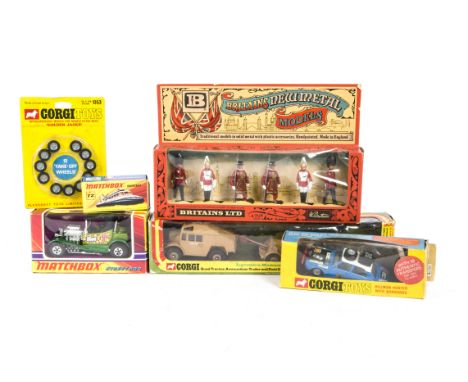 Matchbox Corgi Vehicles and Britains Soldiers, Matchbox Speed Kings K-50 Street Rod, 1:75 Series No 72 Hovercraft, Corgi, 302