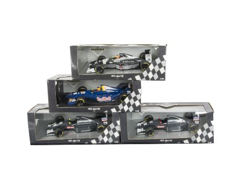 Minichamps 1:18 Scale Grand Prix Series, A boxed group of Saubers, comprising 930029/ 950029, Wendlinger, 930031 Frentzen and