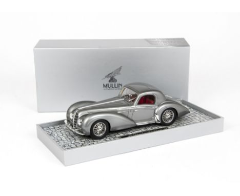 Minichamps Mullin Automotive Museum, A boxed limited edition 1:18 scale 1937 Delahaye Type 145 V12 Coupe, 44/1002 in silver l