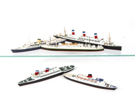 Ocean Liners and Merchant Navy 1:1200 scale and other scales  metal waterline models,  Mercator M482 Vaterland, 563 America, 