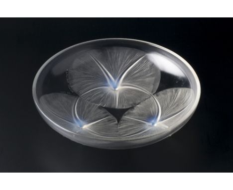 Rene Lalique (French, 1860-1945) 'Volubilis' bowl (Marcilhac 383) designed 1921 opalescent glass wheel engraved 'R. LALIQUE, 