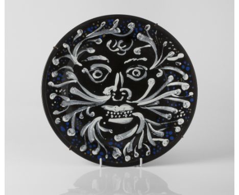 John Piper (British, 1903-1992) for Wedgwood 'The Green Man' plate, 1992 screenprint on ceramic from an edition of 500, with 