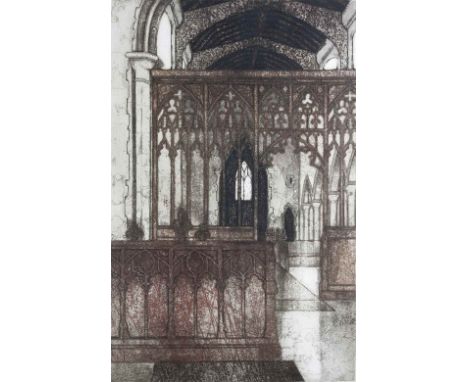 Valerie Thornton (British, 1931-1991) Barking, Suffolk, 1981 103/150, signed, titled, dated and numbered in pencil (in the ma