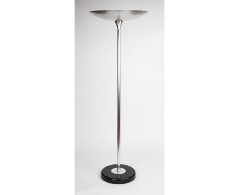 Jack Howe (British, 1911-2003) (attributed to) for Heal & Son Art Deco uplighter, circa 1937 aluminium 169cm high. Literature