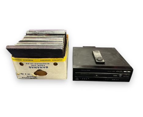 Pioneer LaserDisc Player With 50 Movies. A Pioneer CLD-D925 disc player, PAL/NTSC compatible, with remote. No power lead. 50 