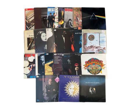 A quantity of pop, rock, soul, jazz vinyl LPs. Includes The Beatles, Hendrix, Ray Charles, John Coltrane, The Who, Neil Young