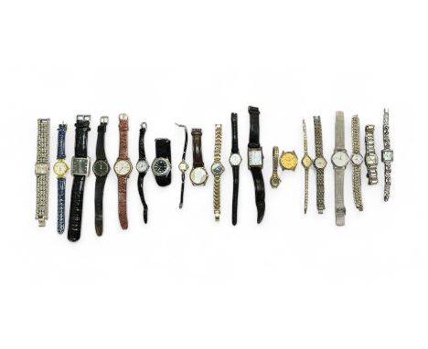 A Large Selection of Wristwatches to include Pulsar V733-X024, Sekonda, Timex, Accurist, and Citron (19).