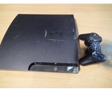 Playstation 3 with controller. UK P&amp;P Group 3 (£30+VAT for the first lot and £8+VAT for subsequent lots) 