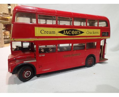 Sunstar 1/24th scale Routemaster bus, 272- East Ham, in very good condition, some white marks on roof, unboxed. UK P&amp;P Gr