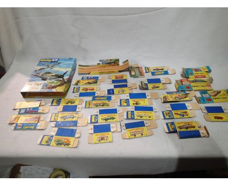 Selection of empty boxes, mostly Matchbox 1/75 series, mostly fair to good condition. UK P&amp;P Group 1 (£16+VAT for the fir