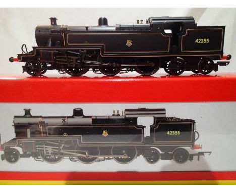 OO scale Hornby R2223, Fowler 2.6.4 tank, 42355, black, early crest, excellent condition, box with slight storage wear. UK P&