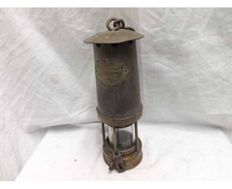 Vintage John Davis & Son Miner s Lamp, type number 2, 11" high  