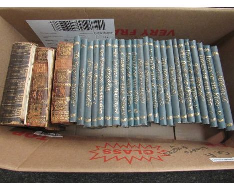 A collection of "The Poetical Works" of Alfred Lord Tennyson, together with a copy of "The History of England" by M. A. Jones