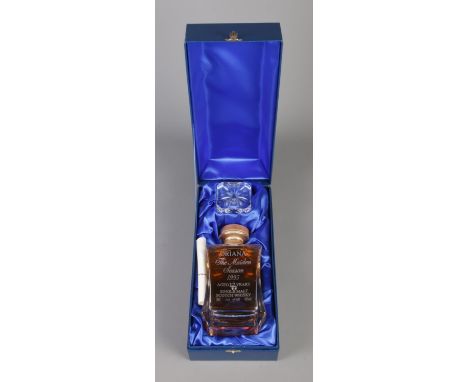 A sealed 70cl limited edition crystal decanter of Oriana 'The Maiden Season' Single Malt Scotch Whisky, commissioned by P&amp