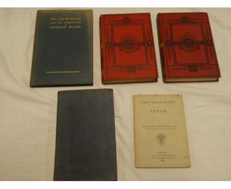 Squire (AJB) The Treatment of Lupus First Edition 1897; Ribot (TH) Diseases of Memory 1882; Dufton (W) Nature and Treatment o