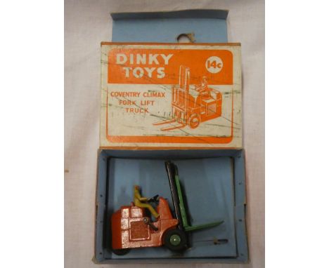 Dinky toys - 14c Coventry Climax Fork-lift Truck in original box