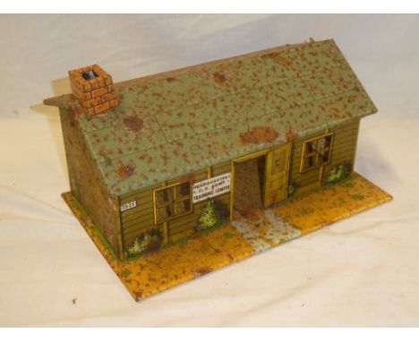 An unusual Marx tin-plate US Army Headquarters Training Centre building