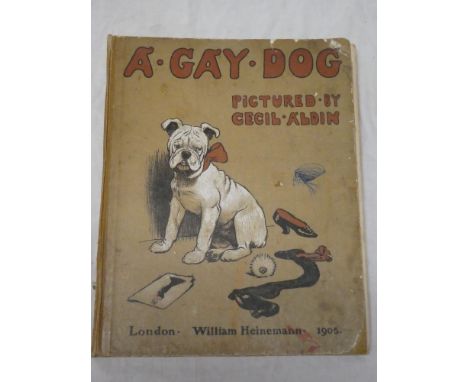 Aldin (Cecil) A Gay Dog - The Story of a Foolish Year, one vol first edition, twenty-four coloured plates 1905