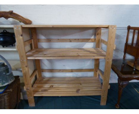 A Pine Two Shelf Unit 