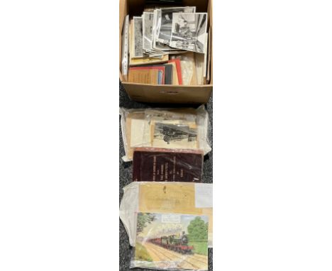 Railway interest. Various ephemera to include a collection of 1970s British Rail Public Relations &amp; Publicity Department 